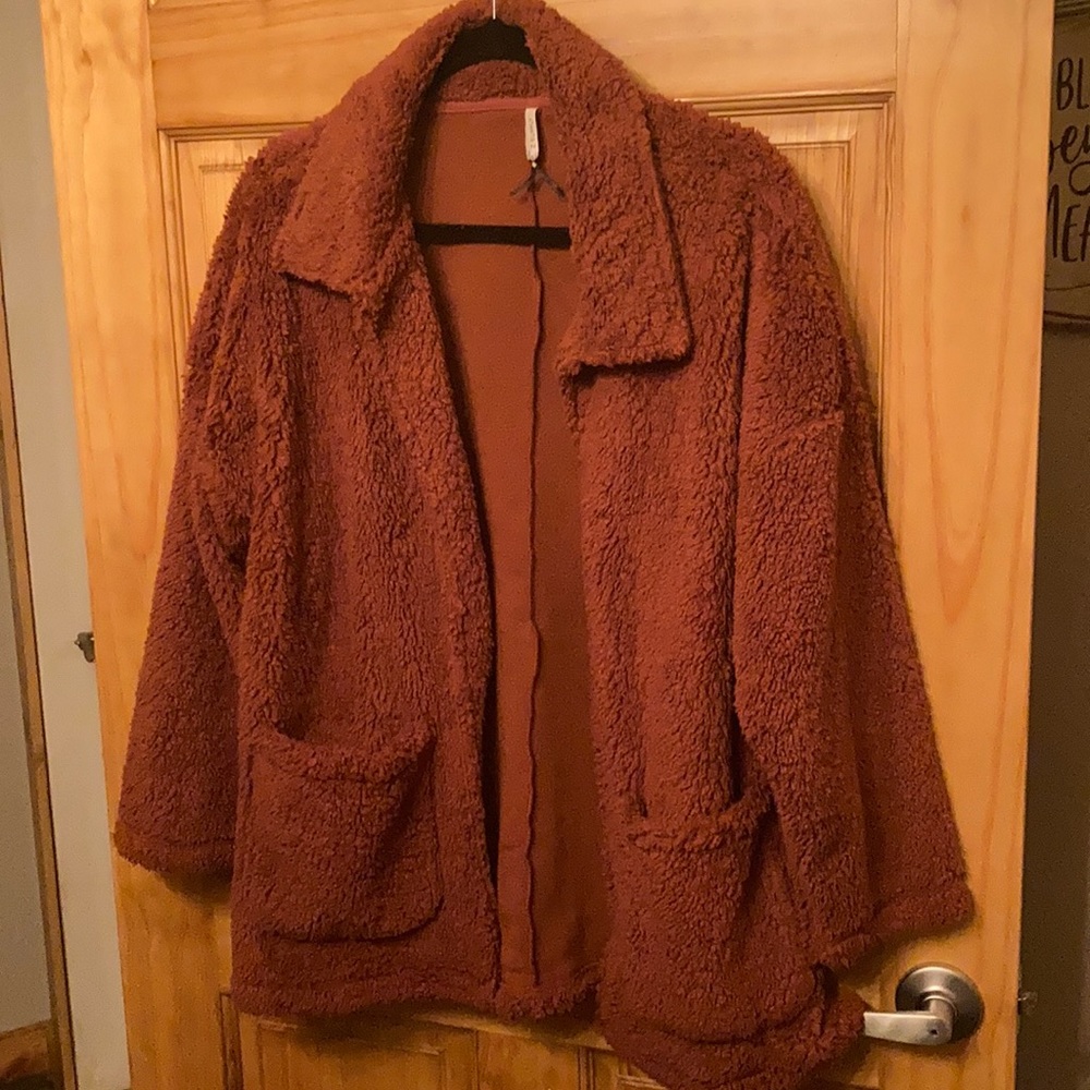 Z Supply Open Front Sherpa NWOT